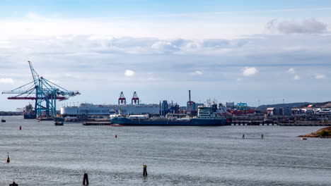 Cargo-port-of-Gothenburg