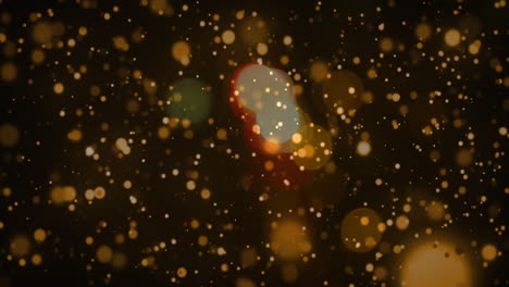animation of glowing light spots moving on seamless loop on dark background