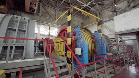 industrial machinery in a factory