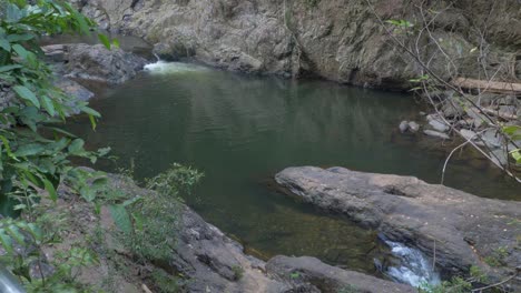 Still-Waters-From-Crystal-Cascades-Rock-Pools-Near-Cairns-In-Queensland,-Australia