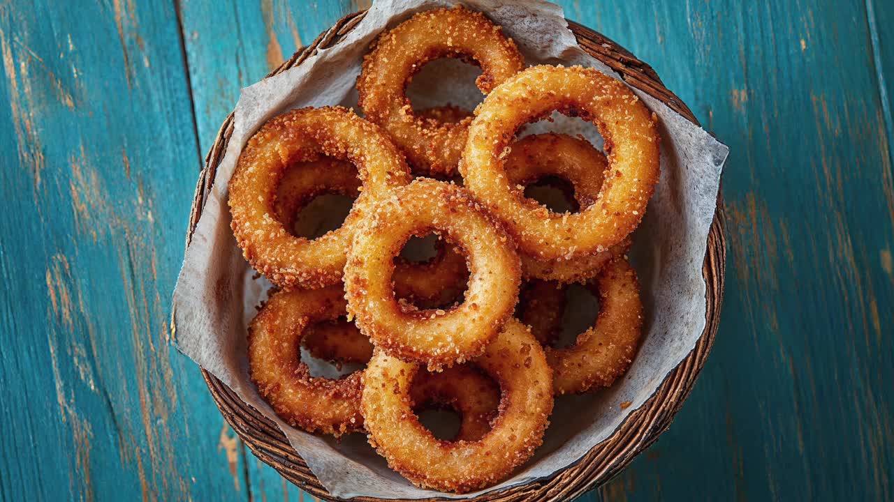 Anillos de cebolla crujientes