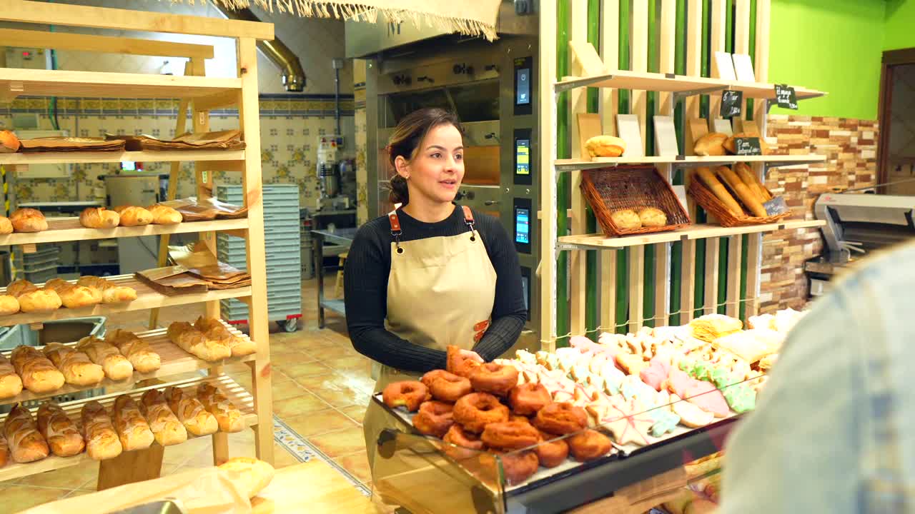Bakery with a variety of breads and pastries