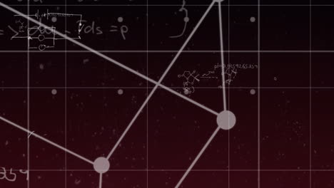 animación de ecuaciones matemáticas sobre un fondo negro