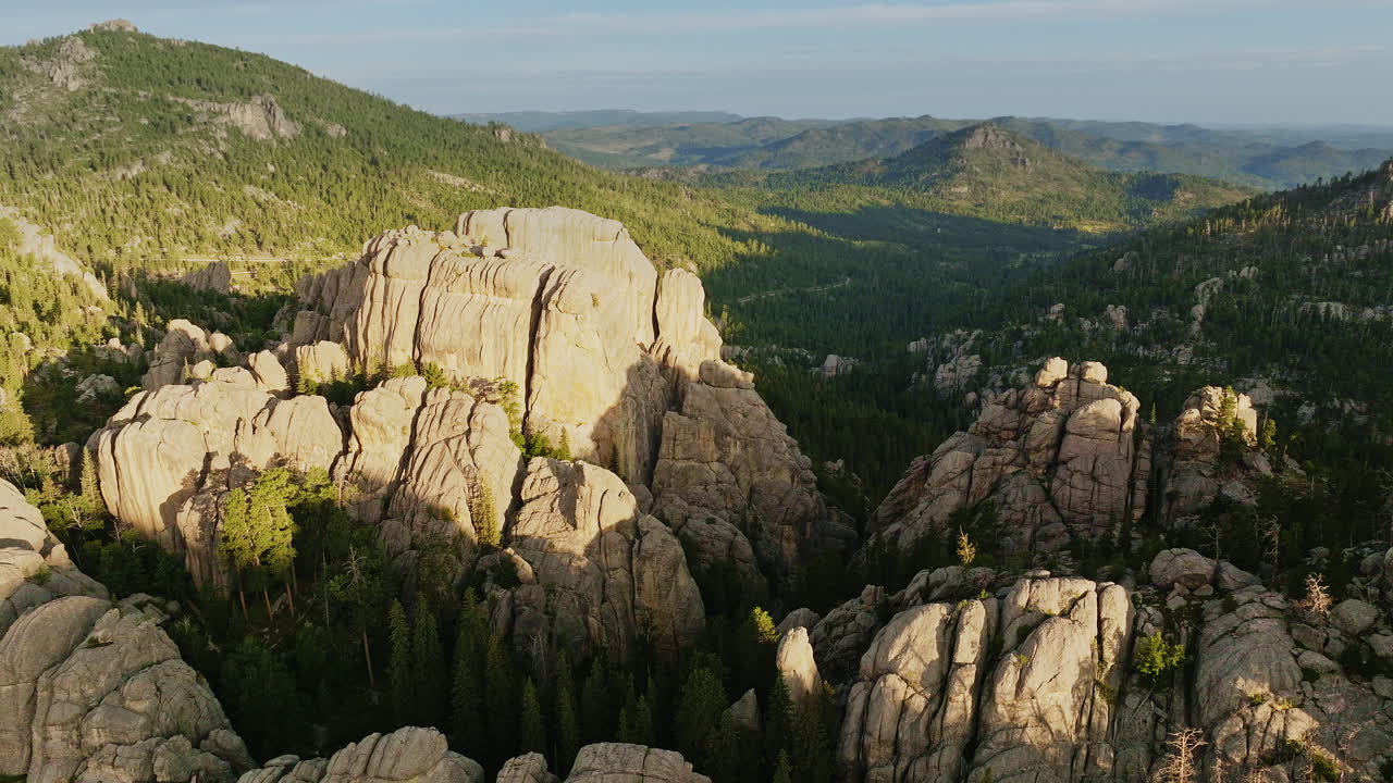 Drone footage showcasing the breathtaking textures and colors of western U.S. rock formations.