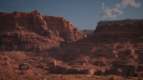 aerial scenic panorama of rocky mountainpeaks