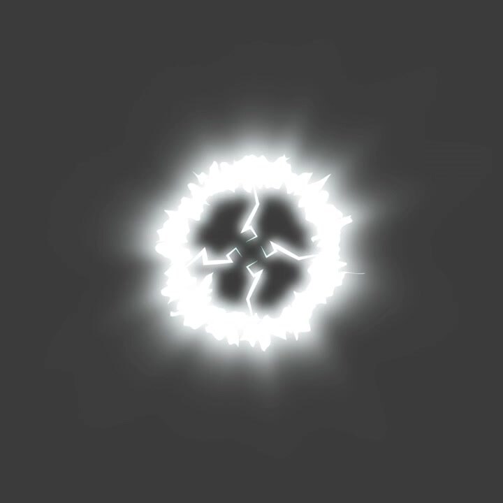 Glowing Circular Clock