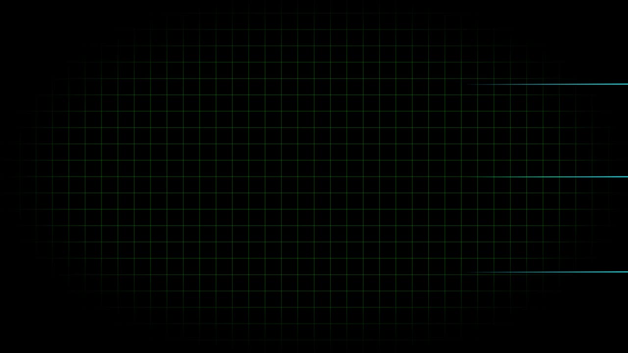 전기 심장 기록 오실로스코프 파동 형태 애니메이션 모션 그래픽