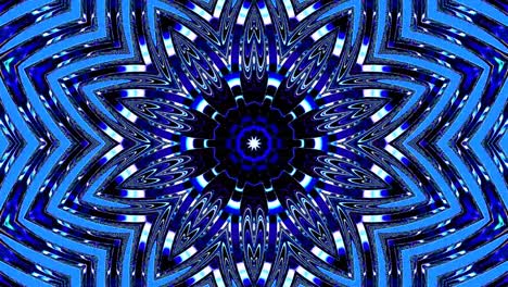 hermoso caleidoscopio abstracto que brilla, una luz radiante que regula los movimientos sutiles