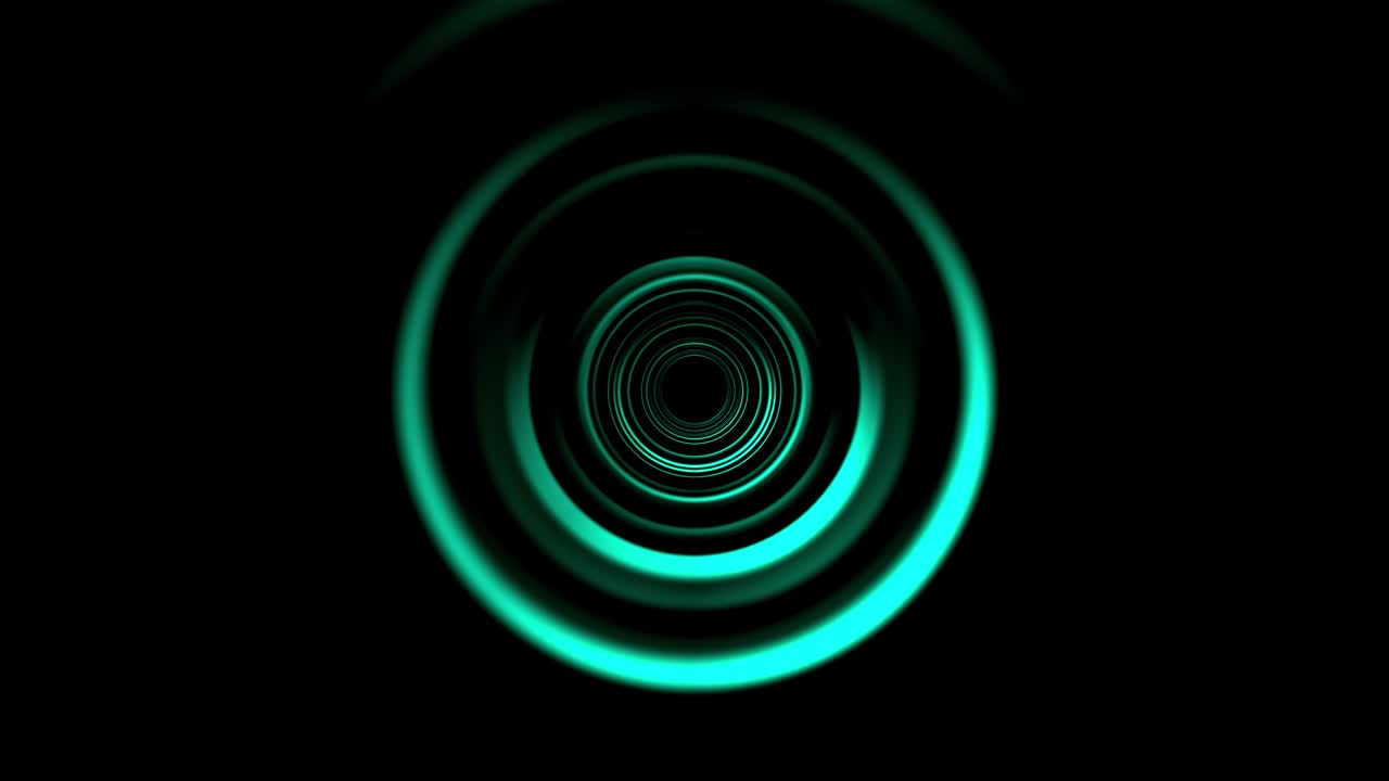 Round tunnel with dark and light areas. Computer generated hypnotic background. 3D rendering