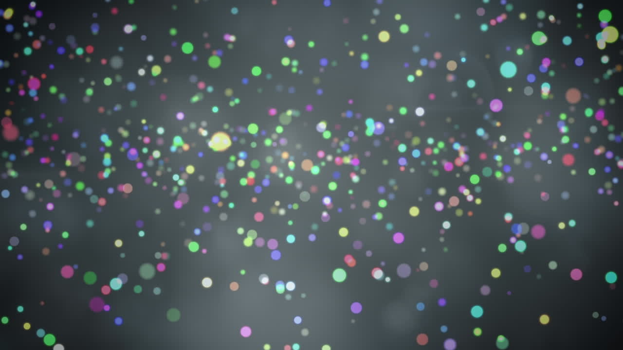 반이는 빛의 반점으로 크리스마스 장식의 애니메이션