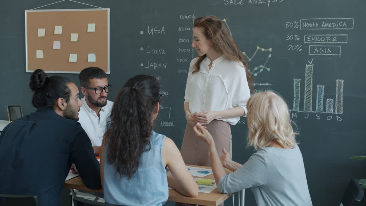 reunión de negocios y presentación