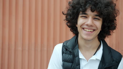 smiling teenager portrait