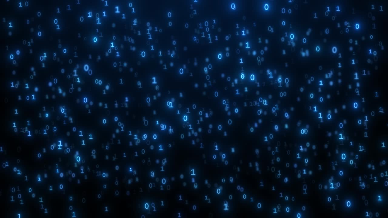 High Speed Connection and Data Analysis Technology Digital Abstract Background Concept. Digital Cyberspace with Particles and Digital Data Network Connections