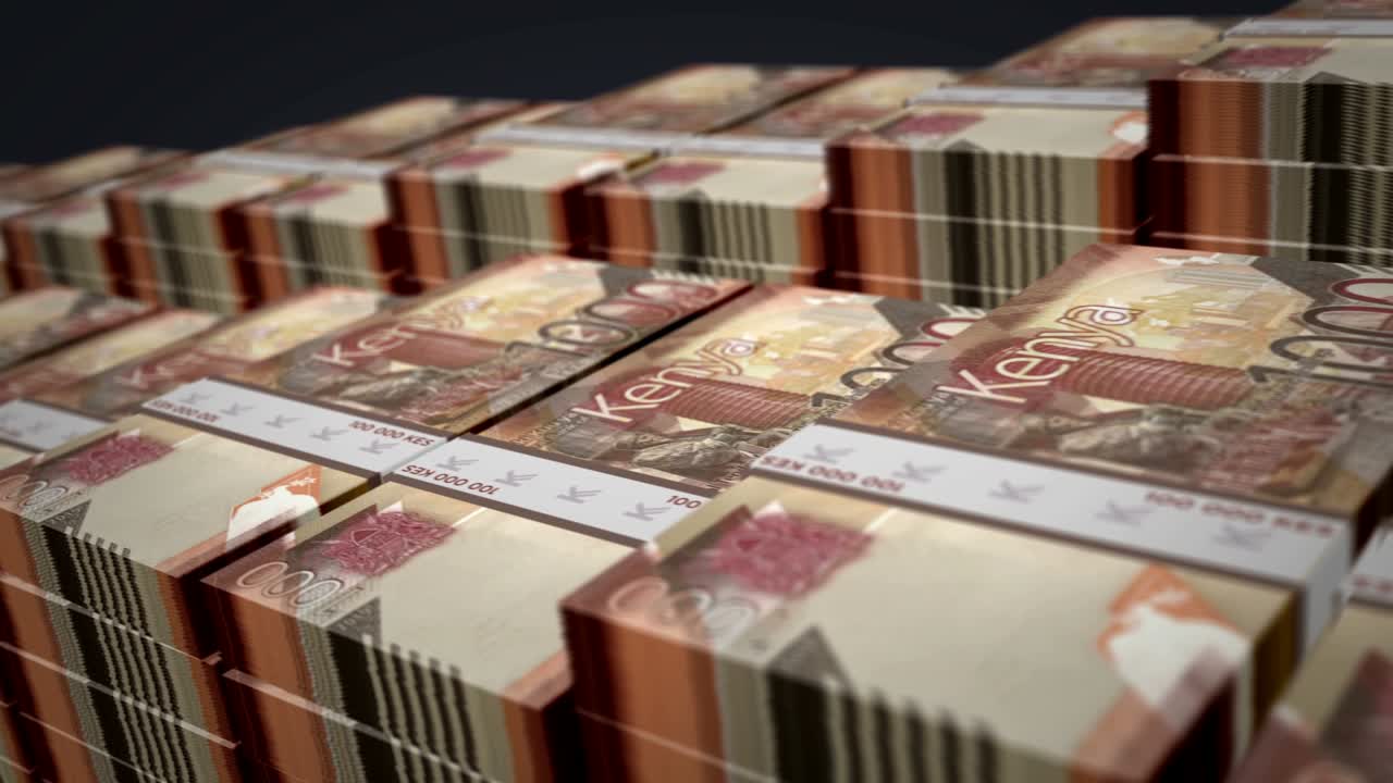 케냐 링 (kenyan shilling) 은 은행 지폐의 을 고 성장하는 을 형성합니다.