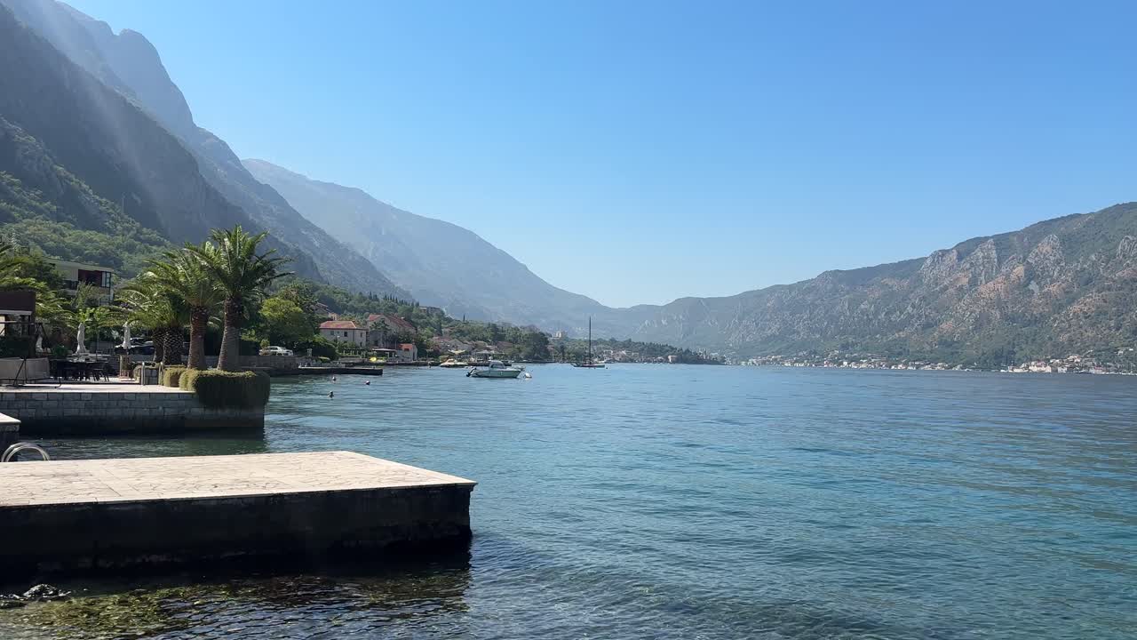 Bay of kotor montenegro summer balkan country balkans region mountains europe Adriatic city town