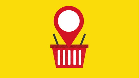 icono de ubicación de compras