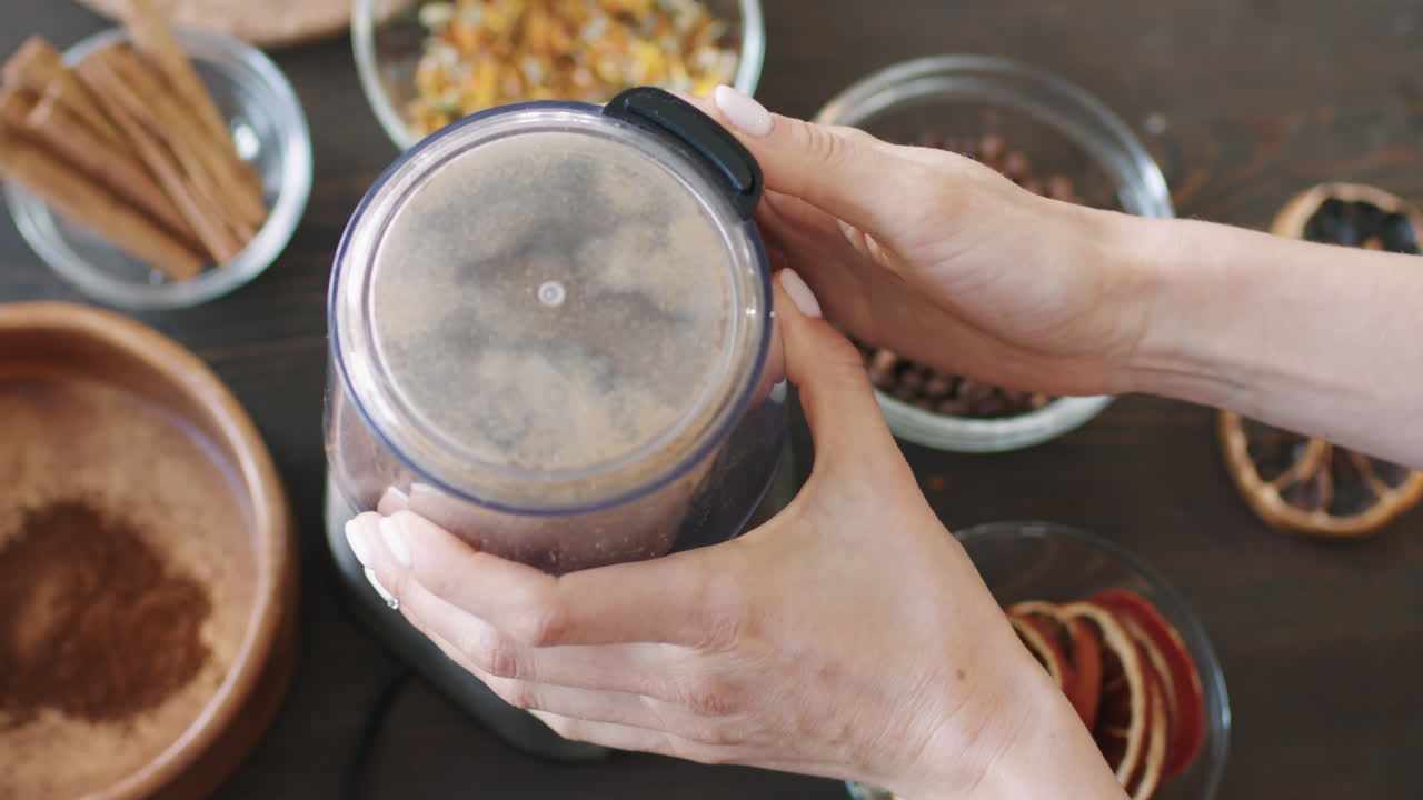 Making DIY Coffee Petal Face And Body Scrub