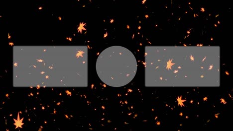 autumn leaves particles youtube end card ending screen motion graphics