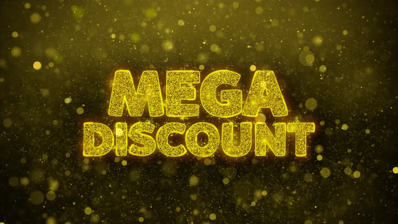 promoción de ventas de mega descuento