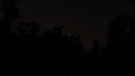 a stationary timelapse footage of a country home in a rural community going lights out while the stars show up in the sky