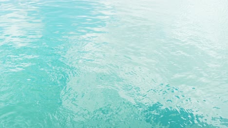 tropical blue calm ocean surface, static view