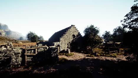 ruinas de antiguas aldeas