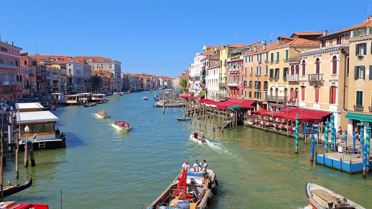 Beautiful sunny day in Venice, Italy
