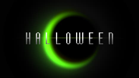 Texto-De-Halloween-Sobre-Luna-Verde-En-El-Espacio-Oscuro