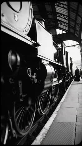 vintage train station scenes