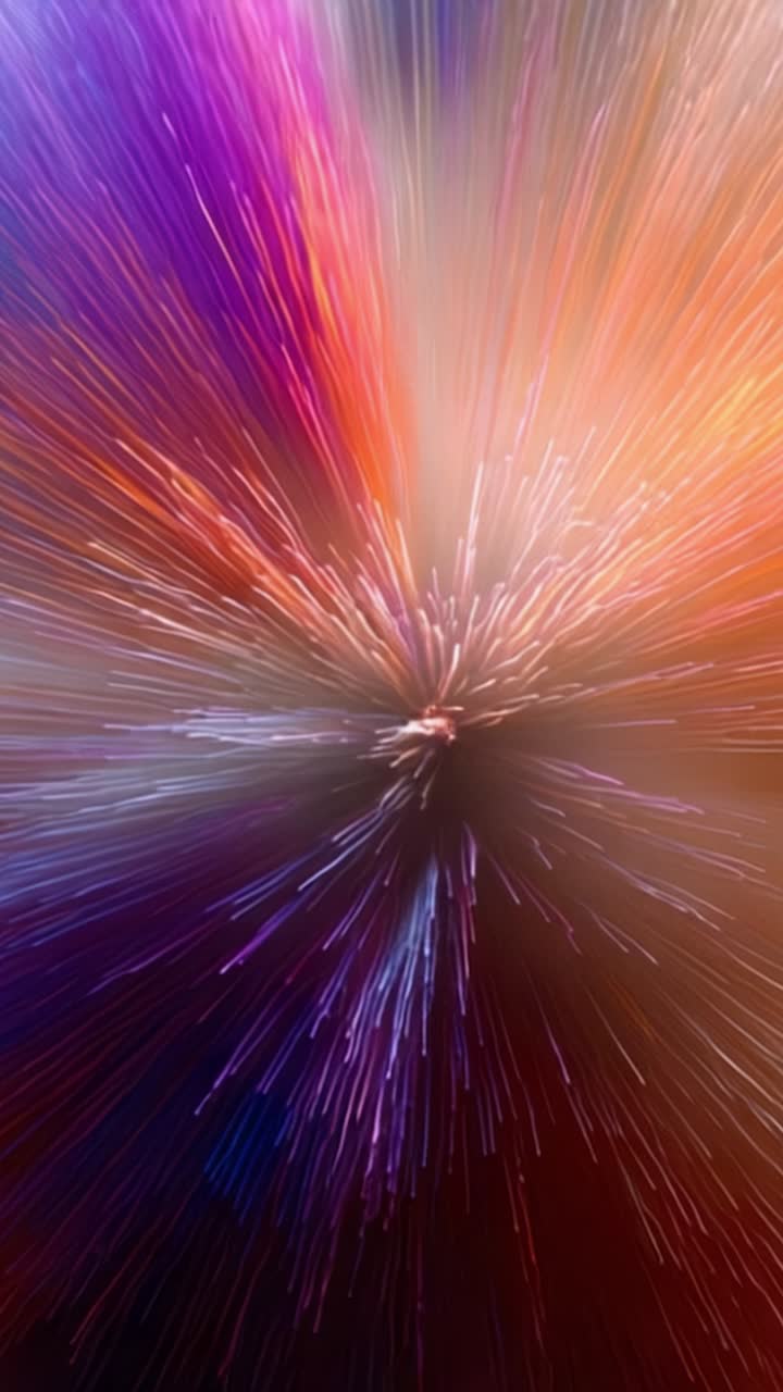 Esplosione radiosa: Un viaggio vivido attraverso schemi di luce colorati e movimento energico che mostra un'esperienza visiva accattivante di moto e dinamismo.