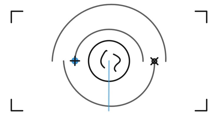 Abstract Radar Animation with Rotating Scanning Line