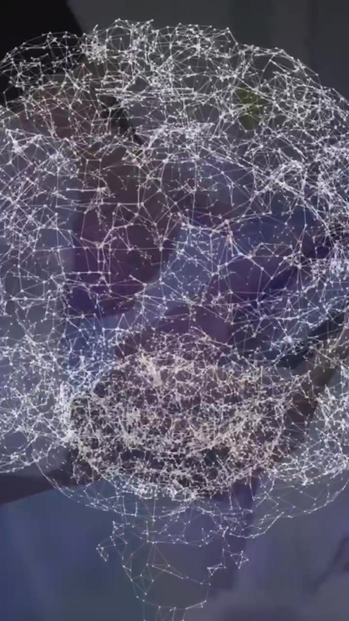 Animazione di elaborazione dati su un medico maschio caucasico con un paziente.