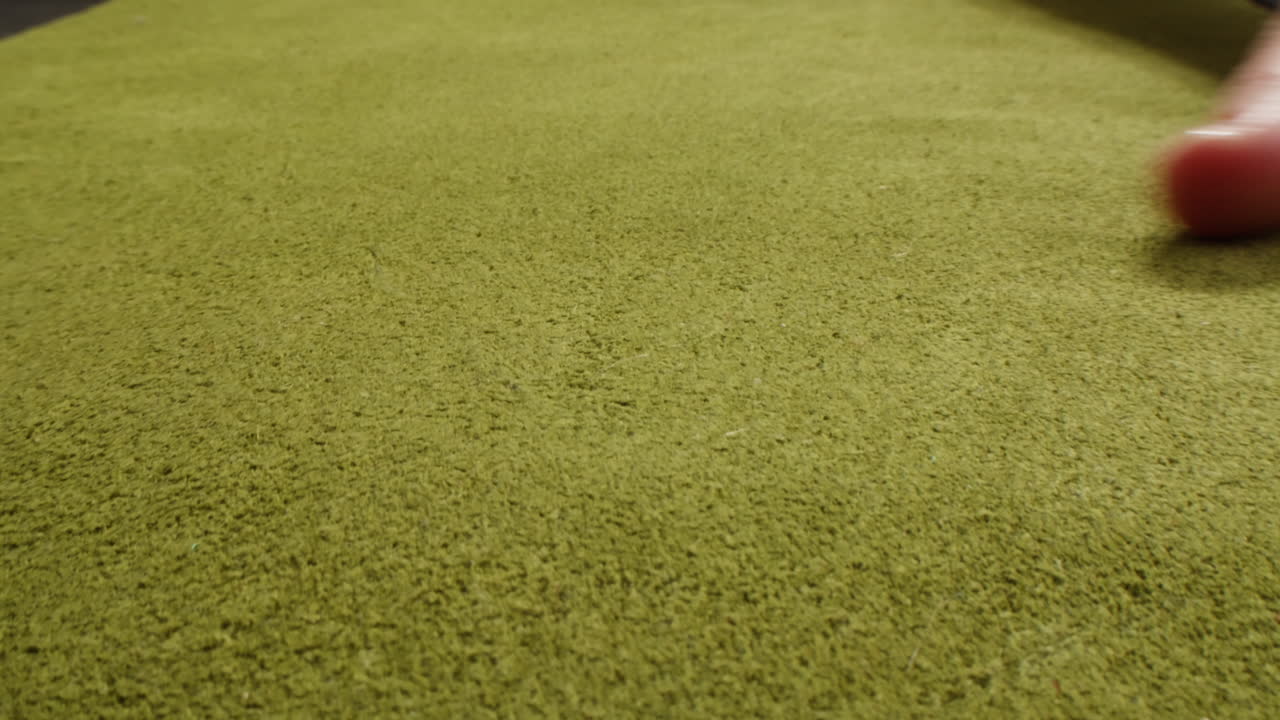 Primer plano de alfombra verde