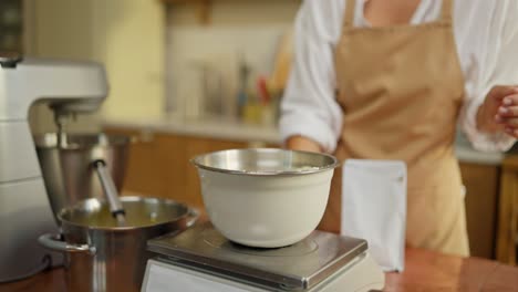 woman baking in the kitchen