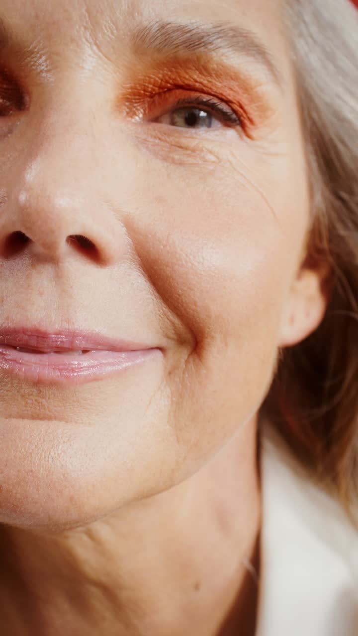 Close-up of a woman's face