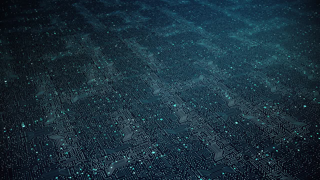 placa de circuitos de inteligencia artificial que transmite datos de alta velocidad.