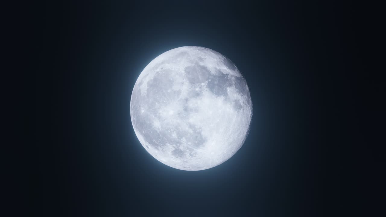 la luna con una fase cambiante y superficie detallada en el cielo nocturno