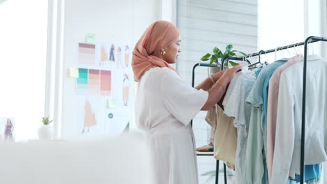 Mujer-Musulmana,-Diseñadora-De-Moda