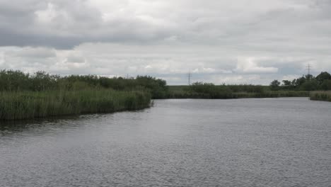national park biesbosch in the netherlands, sailing trough nature