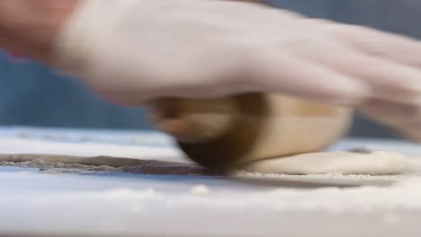 preparación de la masa masa de pizza