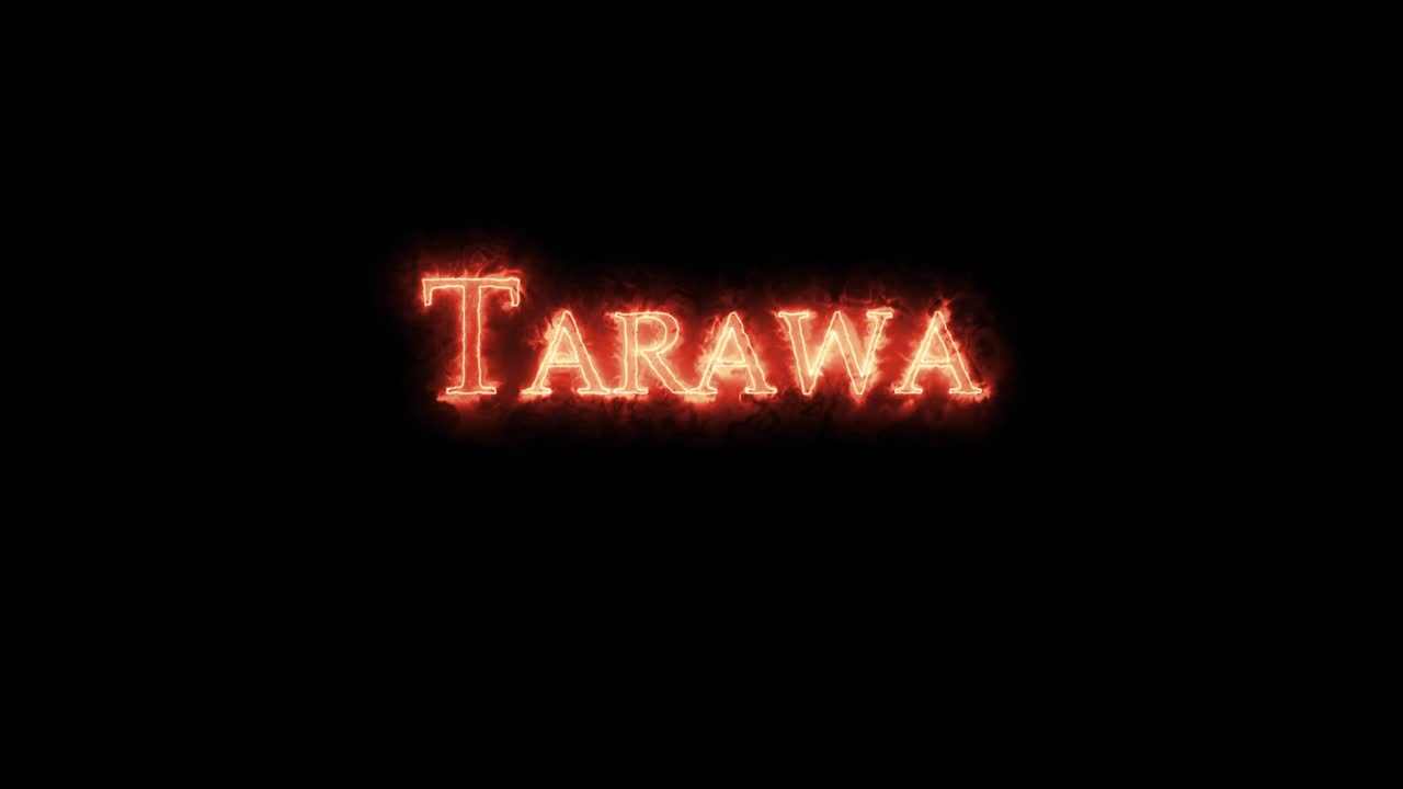 tarawa escrito con fuego. bucle