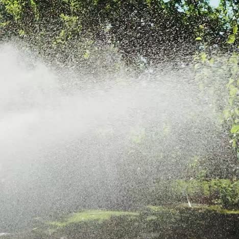 modern device of irrigation garden
