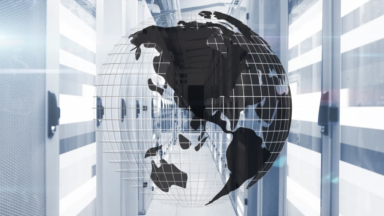 서버  ⁇  위의 글로브의 애니메이션