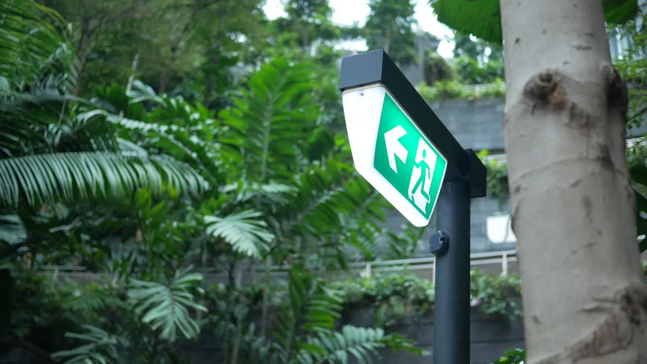 Exit Sign in Nature