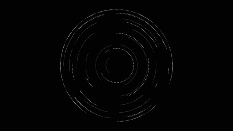 patrón circular abstracto