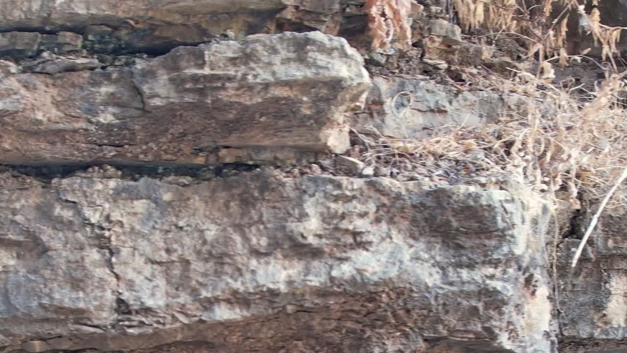 Aerial view of Greece shows intricate rock formations