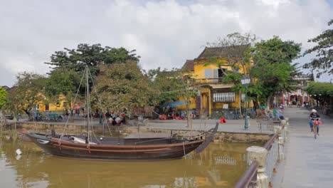 hoi an old quarter, thu bon river, vietnam in 4k