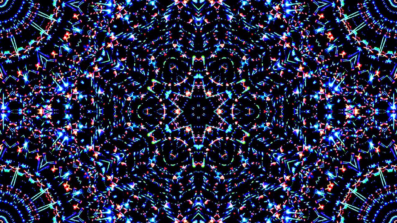 colorful lines glowing waves shape background kaleidoscope abstract