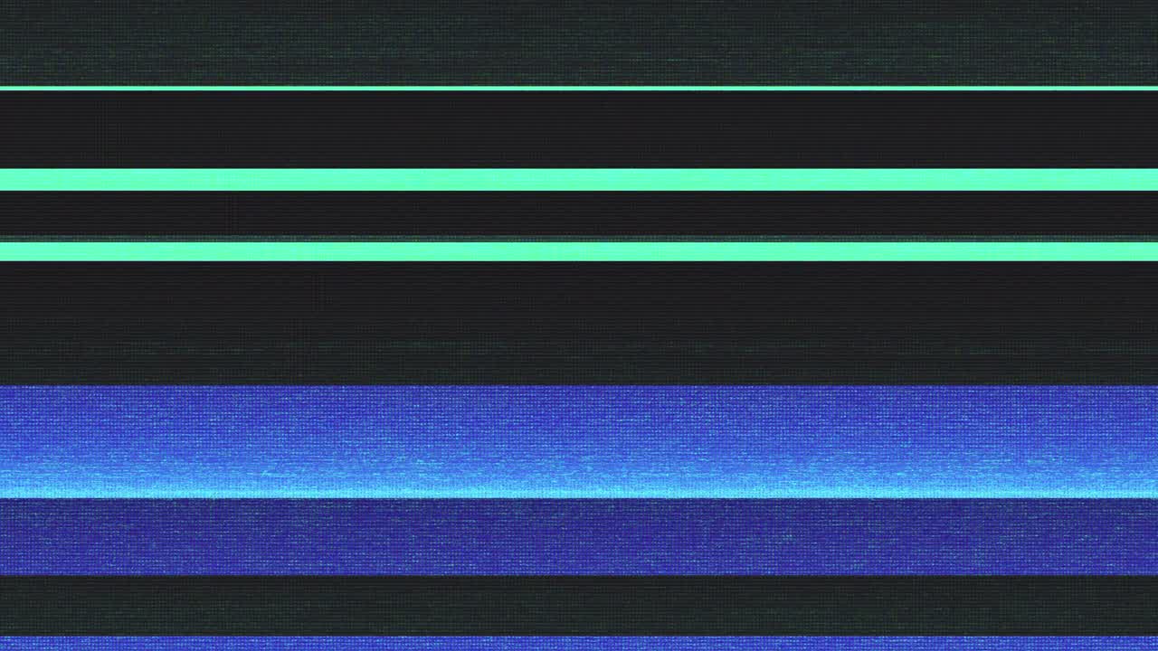 Design unico, animazione digitale astratta, rumore pixel, errore glitch, danno video.