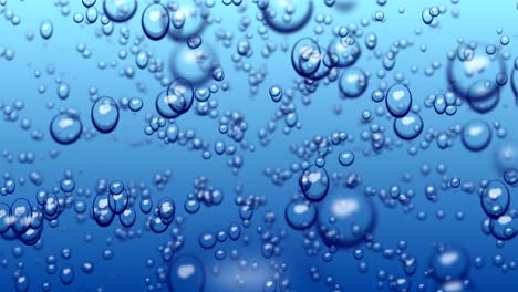burbujas abstractas en el agua 4k
